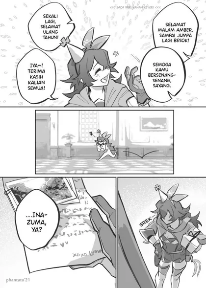 Sampul Happy Birthday to My Favorit Bunny (Doujin Genshin Impact)