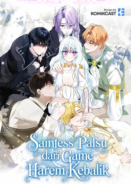 Sampul The Fake Saintess of a Reverse Harem Game