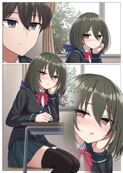 Sampul The Girl Who Let Slip “I Like You…”